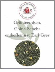 Grünteemischung China Sencha entkoffeiniert Earl Grey 1 KG - Imagen 1 de 9
