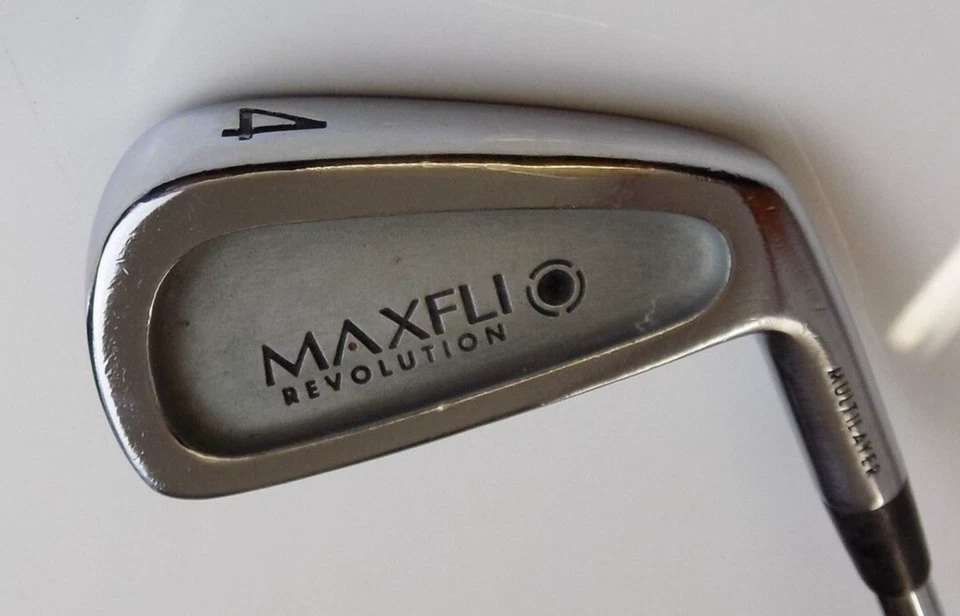 Maxfli Revolution 4 Hierro True Temper R300U R Flex Eje de Acero Empuñadura Maxfli Foto 1 de 1