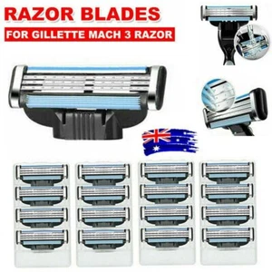4/8/16PCS Replacement Blades For Gillette Match 3 Razor Shaver Trimmer Shaving - Picture 1 of 10