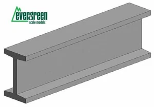 Evergreen Scale Models Models I-Profil, 35 cm 1,5 x 1,2 mm 4 Stück 271 - Bild 1 von 1