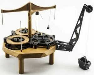 ACADEMY DaVinci Flying Pendulum Clock (Base 6 in Dia. & Approx 5.5 in) ACD18157 - Picture 1 of 2
