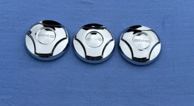 1964 - 1965 GMC OEM CHROME DOG DISH HUBCAPS 8.75 ID 10.75 OD - Image 1 of 4