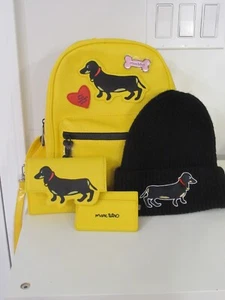 Marc Tetro Dachshund Mochila Billetera Tarjetero Gorro ~~Juego de Regalo de 4 Piezas~~ - Imagen 1 de 13