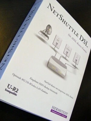Hermstedt NetShuttle DSL Router ★ ADSL - ISDN Fallback Modem ★ NEU  - Bild 1 von 4