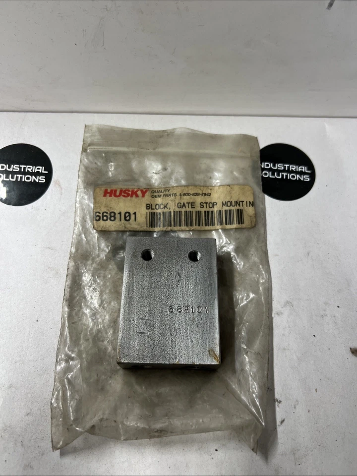 Máquina de moldeo por inyección Husky HPN 668101 bloque de montaje de tope de puerta nuevo Foto 1 de 1