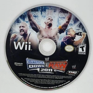 Wii: WWE: Smackdown vs Raw 2011 - solo disco de videojuego probado - Imagen 1 de 2