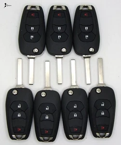 7x OEM Chevrolet Spark Keyless Entry Flip Key Cars Remote Start UNCUT LXP-T003 - Picture 1 of 2