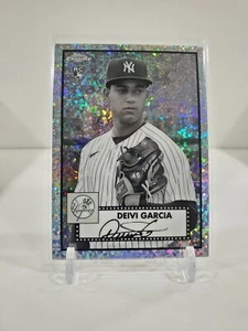 2021 Topps Chrome Platinum Anniversary Deivi Garcia RC Rookie Mini Diamond - Bild 1 von 2