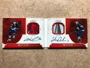 17-18 UD The Cup RC Dual Auto Rookie Bookmarks JACK ROSLOVIC / TUCKER POOLMAN - Foto 1 di 6