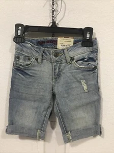 Arizona Girls Bermuda shorts Size 6 Slim Blue (TW-3546) - Picture 1 of 6