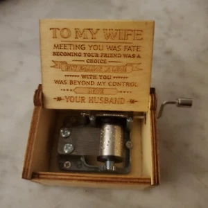 You Are My Sunshine Music Box Gift Wife Gift Wind Up Music Box - Picture 1 of 7