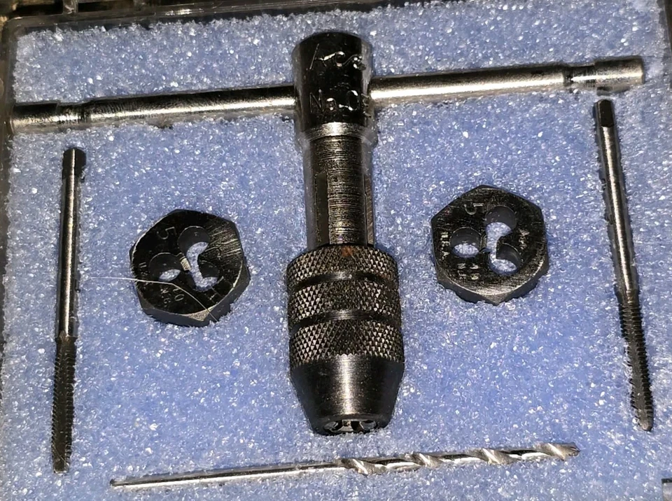 Slot Racing Tools Combination Tap & Drill Set From Midwest Products #501 USA NOS - Image 1 of 4