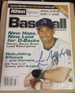 Luis Gonzalez Arizona Diamondbacks SIGNED AUTOGRAPHED 05 Athlon Sports Magazine - Picture 1 of 1