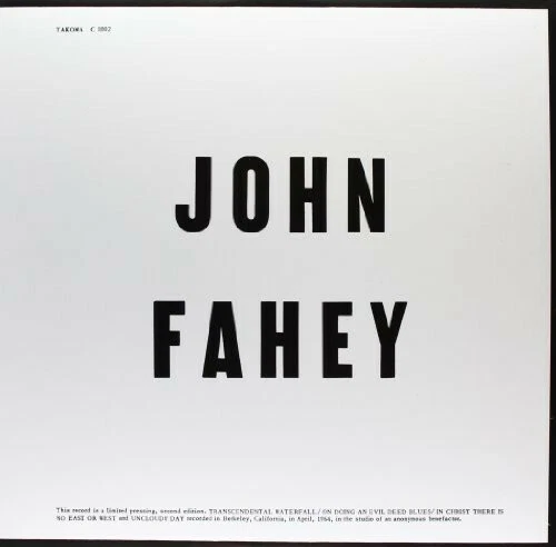 Blind Joe Death by Fahey, John (Record, 2010)