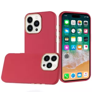 Custodia morbida premium per iPhone 16 PRO MAX con pulsanti cromati + vetro temperato - Foto 1 di 30