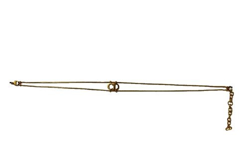 Collana girocollo donna Christian Dior logo CD