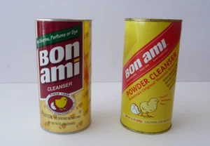 2- NOS  VTG Bon Ami Cleansing Powder  Cleaner  Product 14 oz Cardboard can - Picture 1 of 11
