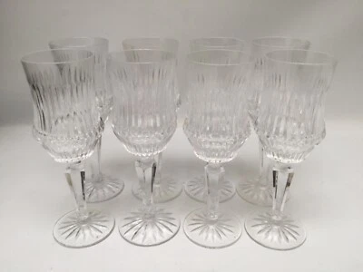 8 Galway Irish Crystal CORRIB Claret Wine Glasses Set - Image 1 of 3