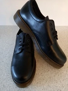 BRAND NEW, Goliath Safety/Work Shoes Size 5, Steel Toe Caps, Black Leather - Picture 1 of 4