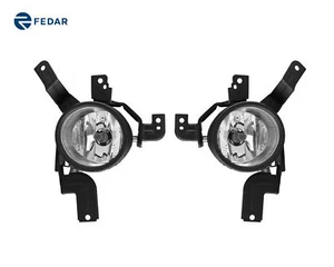 Clear Lens Bumper Fog Lights Driving Lamps Pair For 2007-2009 Honda CRV CR-V  - Picture 1 of 7