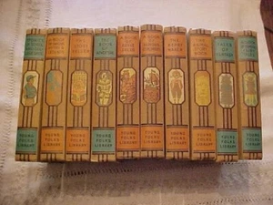 YOUNG FOLKS LIBRARY FOURTH EDITION 4th; 1945 SET OF 10 Books - Picture 1 of 5