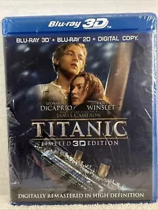 Titanic [Four-Disc Combo: Blu-ray 3D / Blu-ray / Digital Copy & No Slipcover New - Picture 1 of 2