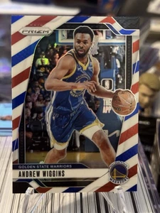 Andrew Wiggins Red White & Blue Prizm 2024-25 Panini Prizm #19 - Picture 1 of 2