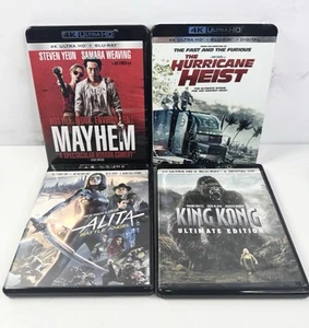 4K Ultra HD Blu-Ray Lot | 4 4k Blu-rays with 4 Blu-Rays Included | 4K Mayhem - Imagen 1 de 2