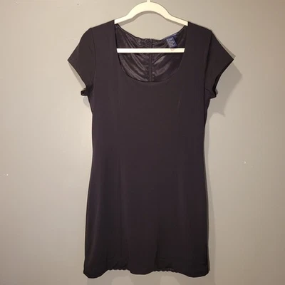 Vestido Boston Proper Mini Shift Manga Corta Sirena de Oficina, Para Mujer Talla 10, Negro Foto 1 de 4