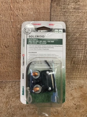 Relé de arranque para cortacésped de giro cero MTD solenoide OEM 725-1426 925-1426 Foto 1 de 3