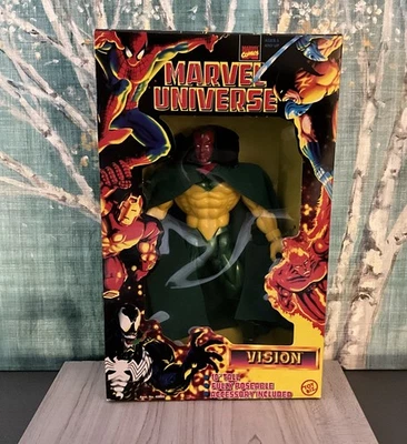 Figura de acción VISION Marvel Universe Avengers 10 pulgadas Vision 1997 Toy Biz NUEVO Foto 1 de 4