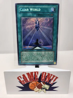 YuGiOh Clear World SOVR-EN099 1st Edition Secret Rare LP - Image 1 of 3