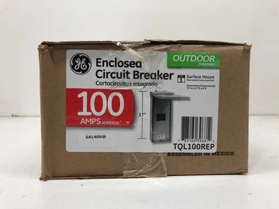 Наружный автоматический выключатель GE 100 ампер с корпусом TQL100REP новый - Изображение 1 из 3