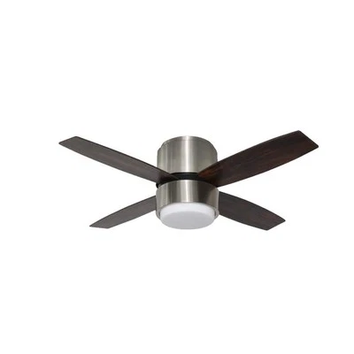 BLUE MOUNTAIN FANS Prism 42 in. Brushed Nickel LED Ceiling Fan w/ Remote Control - Image 1 of 4