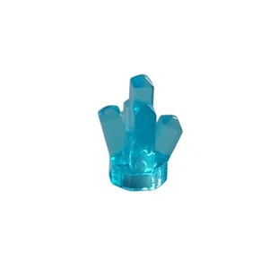 LEGO Crystal 5 Point Rock 1x1 Trans Light Blue 52 Frozen Replacement Piece Part - Picture 1 of 1