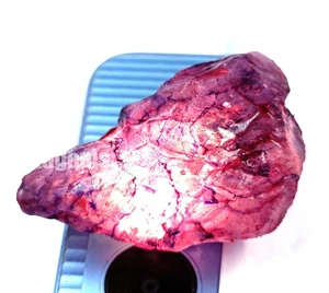 Natural Amethyst Rough 236 Ct Dyed Purple Brazil Origin | EGL Gemstone 5ASD - Picture 1 of 10