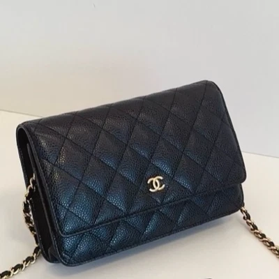 Chanel woc Caviar Leather Chain Shoulder Crossbody Bag Black - Image 1 of 4