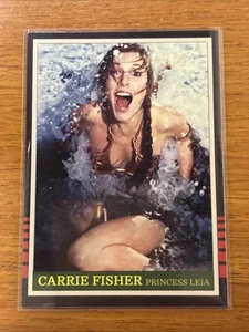 Prinzessin Leia Custom Trading Card Star Wars Return of the Jedi Gold Bikini Waves - Bild 1 von 2