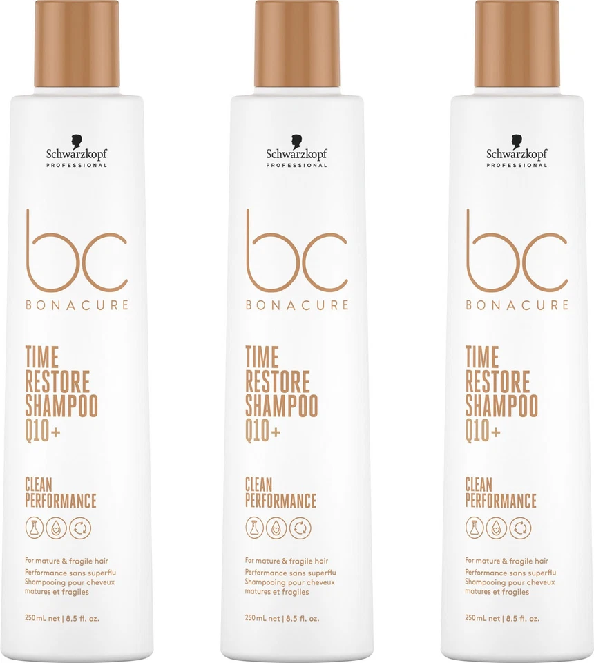Schwarzkopf BC Bonacure Time Restore Shampoo 3x250 ml