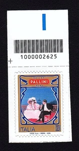 Italia 2025 : Pallini - singolo con codice a barre - Picture 1 of 1