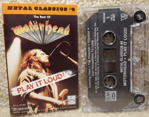 Vintage 1990 Cassette Tape The Best Of Motorhead Play It Loud! EMI Records - Picture 1 of 6