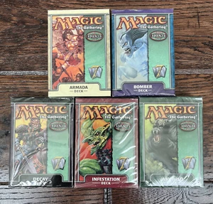 Magic The Gathering Core Set Magic: The Gathering - 7ª Edición Mazos Temáticos (Juego de 5) SELLADOS - Imagen 1 de 2