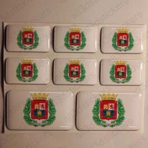 Adesivi Las Palmas de Gran Canaria Adesivo Bandiera Resinati 3D Resinato Spagna - Imagen 1 de 1