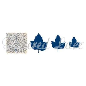Trio von Tattered Lace Autumn Leaves, TTLTRI22 ~ Neu in Verpackung - Bild 1 von 4