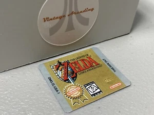 Legend of Zelda Players Choice (Nintendo Game Boy) Etiqueta de repuesto - Imagen 1 de 1