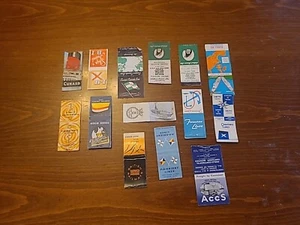14 Vintage Shipping Matchbook Covers Including Rare Hms Albion And Harwich Hook - Picture 1 of 5