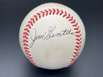 Jim Gentile "6x All Star  Baltimore Orioles HOF" Autographed Signed Baseball PSA - Image 1 of 4