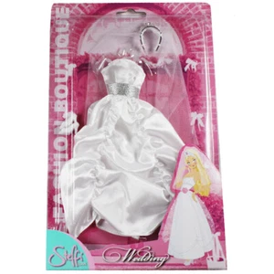 SIMBA Steffi Love Kleidung Wedding Kleid Hochzeitskleid Brautmode Ankleidepuppe - Bild 1 von 2