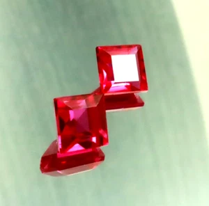 Loose Gemstone Princess Cut 14 To 16 ct Pair Pink Spinel Best offer Gemstone - Picture 1 of 6