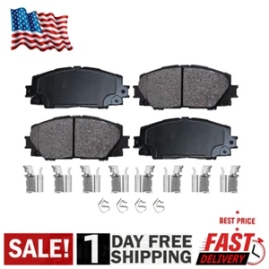 Front Ceramic Disc Brake Pads for 2011 - 2017 Toyota Prius C Yaris Lexus CT200h - Picture 1 of 6